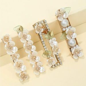 Four bran new hair barrettes .